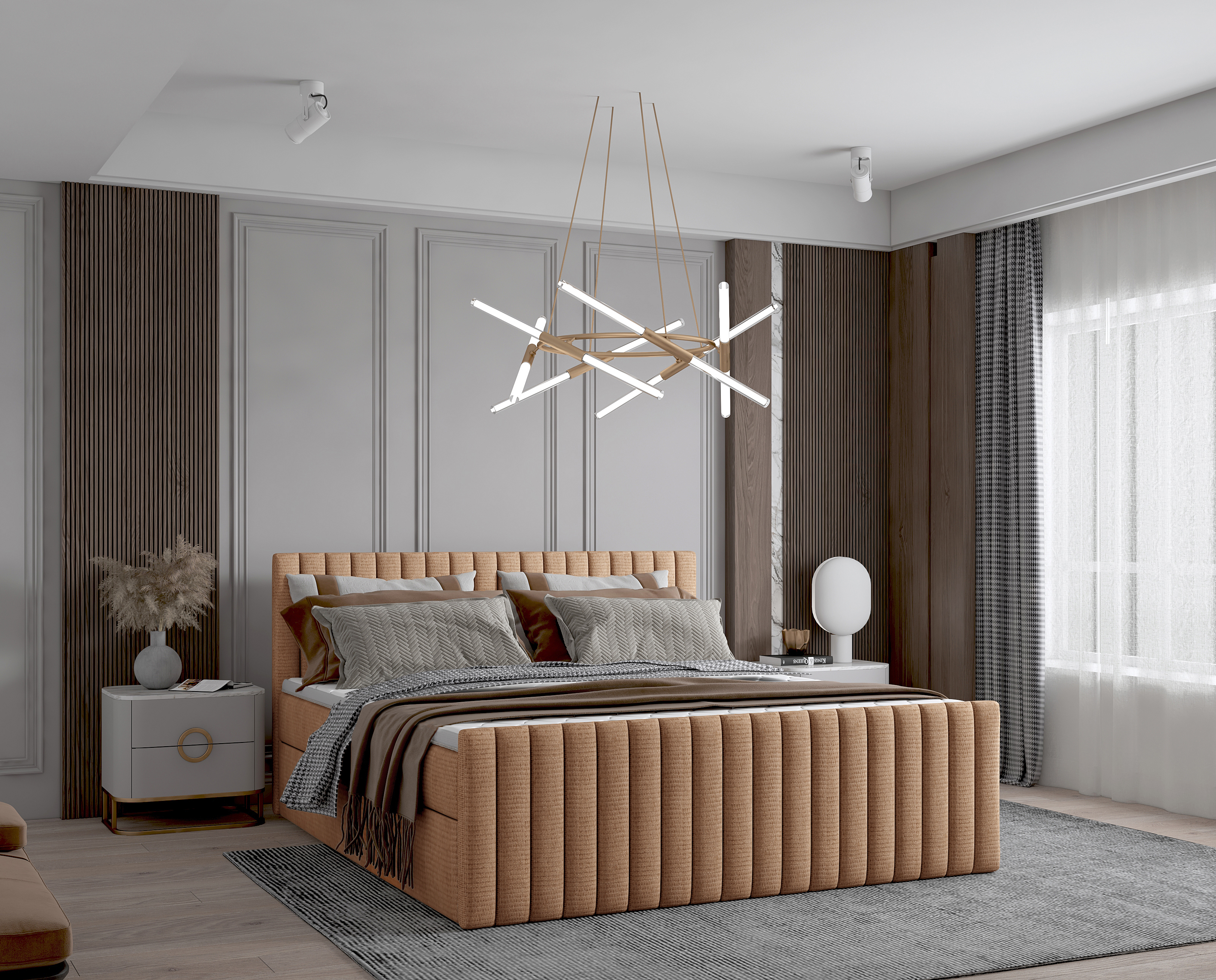 Flow Velvet Bed