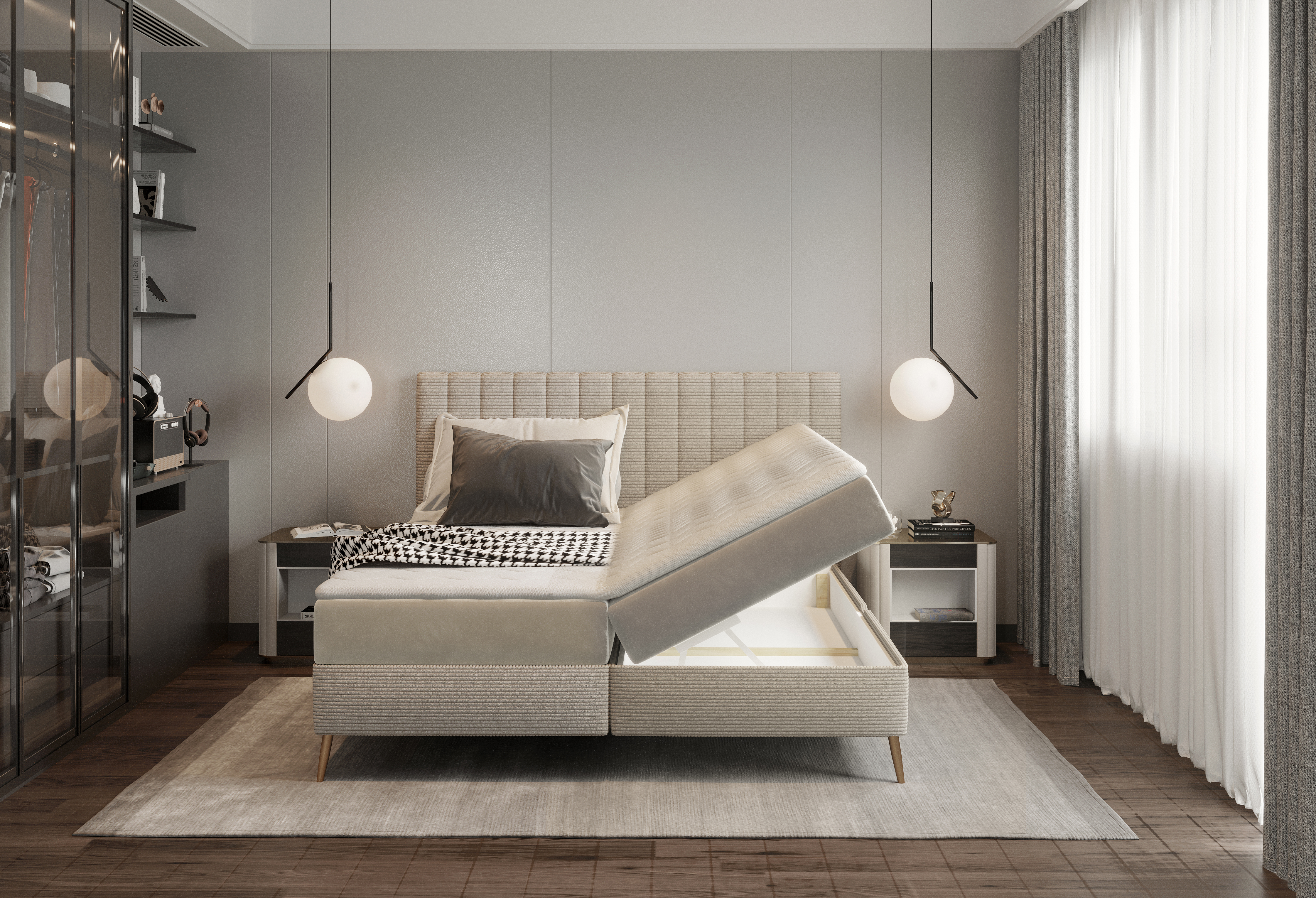 Duo Tone Studio Bed